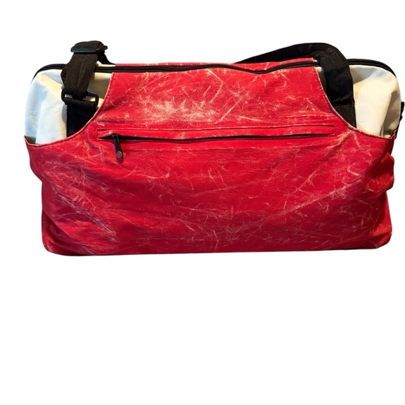 Nike Duffel Bag  (Gym Red/Black/White) With Small Inside Pouch. - Picture 3 of 9